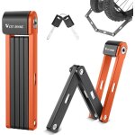 Antivol velo moto pliant 80 cm 6 n?uds repliable cadenas velo antivol trottinette avce support et cl�s ...