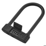 Antivol vélo en u cadenas vélos à code 4 chiffres combinaison réinitialisable antivole pour vélo / scoote ... Antivol vélo en u cadenas vélos à code 4 chiffres combinaison réinitialisable antivole pour vélo / scoote ...
