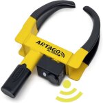 Antivol voiture artago art872 sabot roue 2en1 alarme 120db s�curis�
