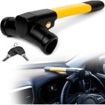 Antivol voiture - ulisem - serrure  cl - barre de volant rtractable - scurit universelle