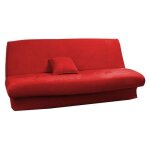 Antonouse housse de clic clac extensible 120 to 140cm - 180 to 200cmred