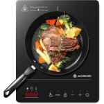 Aobosi plaque induction plaque a induction avec corps ultra - mince portable (32 * 26 * 4. 2) 20 niveaux ...