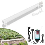 Aopunly chauffage pour serre 180 w avec rgulateur de temprature numrique 3000 w ip44 chauffage  tige ...