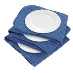 Aopunly chauffe - assiettes lectrique 34 x 30 cm pouvant accueillir jusqu 12 assiettes de 32 cm bleu ...