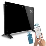 Aopunly radiateur convecteur electrique chauffage intelligent 2000w  faible consommation noir