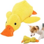 Apaisant pour chienjouet pour chien en forme de canard jouet � m�cher en peluche jaune pour chien jouet ...
