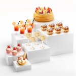 Aperitif buffet cube presentoir a gateau en acrylique presentoir parfumsupports de buffet mariage pour ...