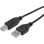 Apm cordon usb 2. 0 usb - a / usb - b - m�le / m�le - noir - 18m