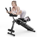 Appareil abdominal pliable - dskeuzeew - charge max 150 kg - moniteur lcd - quipement fitness familial ...