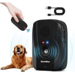 Appareil anti - aboiement  ultrasons rechargeable pour chiens trois modes rglables adapt  une utilisation ...