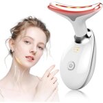 Appareil anti - rides visage - febest - 3 modes ems - 7 couleurs led - chauffage 45�c - raffermissant ...