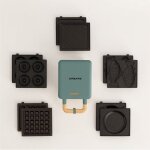 Appareil � croque - monsieur gril et gaufrier - create - pack stone studio - plaques interchangeables ...