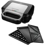 Appareil croque monsieur [multifonction 3en1] creations (extra profondes pour sandwich pais gaufrier ...