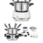 Appareil � fondue �lectrique - nedis - 2l - 8 personnes - acier inoxydable - 1200w