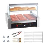 Appareil � hot dog - duoku - sc - 11xd - 30 hot dogs - acier inoxydable - 22 kw