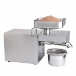 Presse � huile domestique - yuewo - home oil press19 - 7 - inox 304 - pressage � chaud 60% - pour noix ...