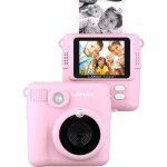 Lamax instakid1 appareil photo  dveloppement instantan rose batterie intgre avec flash intgr vido ...