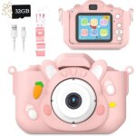 Appareil photo enfant appareils photos numriques pour enfants hd 1080p camra vido selfie avec 32gb ...