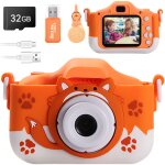 Appareil photo pour enfants version rechargeable de 20 pouces double cam�ra avec carte sd de 32 go cadeau ...