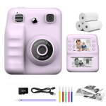 Appareil photo instantan� 2. 4 �cran cam�ra enfant avec papier dimpression et carte 32gb cadeau jouet ...