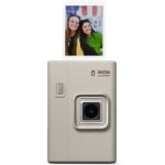 Appareil photo instantan� hybride - instax - mini liplay + - beige - �cran lcd 6x4 cm - imprimante photo ...