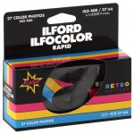 Appareil photo jetable ilford ilfocolor rapid retro - 27 poses - 400 iso