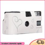 Appareil photo jetable r�tro film cam�ra flash couleur films anniversaire concert voyage camp f�te approvision ...