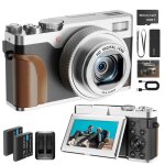 Appareil photo numrique 4k 56mp vlogging camscope pour youtube appareil photo portable pour la photographie ...