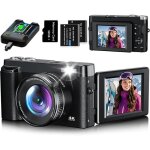 Appareil photo num�rique 4k appareil photo compact 48mp avec zoom 16x appareil photo compact avec �cran ...