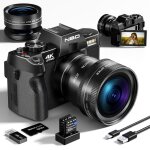 Appareil photo num�rique - hhd - 4k ultra hd - 48mp - zoom num�rique 16x - �cran 3 pouces