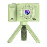 Appareil photo numérique compact 4k - Écran 2. 4 - double objectif - zoom 16x - avec trépied - pour enfant ... Appareil photo numérique compact 4k - Écran 2. 4 - double objectif - zoom 16x - avec trépied - pour enfant ...