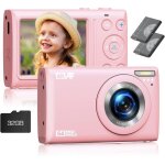 Appareil photo num�rique compact cam�ra vid�o 4k 64mp - 24 �cran lcd - zoom 18x - appareil photo pour ...