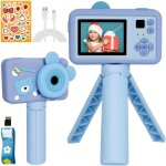 Appareil photo numrique pour enfants de 3  12 garons et filles avec cran de 20 - 1080p hd anti - ...