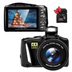Appareil photo num�rique haute r�solution 4k uhd avec batterie compacte 48 mp id�al pour les d�butants ...