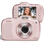 Appareil photo num�rique - nbd - 64mp 4k - autofocus - zoom 16x - carte sd 32 go - rose