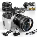 Appareil photo numrique photographique 4k 48mp cran pivotant  180 zoom numrique 16x avec objectif ...