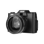 Appareil photo reflex numrique 4k 48 mp carte mmoire 64 go cran hd 3 pouces zoom numrique 16x wifi ...
