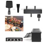 Appareil à raclette - hq - 800w - 4 personnes - grill amovible - revêtement antiadhésif Appareil à raclette - hq - 800w - 4 personnes - grill amovible - revêtement antiadhésif