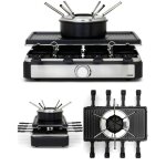 Appareil raclette - hq - 1400w - 8 personnes - grill amovible - thermostat ajustable Appareil raclette - hq - 1400w - 8 personnes - grill amovible - thermostat ajustable