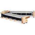 Appareil � raclette - hkoenig - wod362 - 1400 w - jusqu� 8 personnes - pierre � cuire base rotative - ...