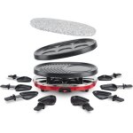 Appareil  raclette multifonction 8 personnes professionnel rp412 pierre naturelle 6 mini crpes pancakes ...