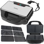 Appareil � sandwichs croque monsieur gaufrier 1500w