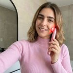 Appareil visage 5 - en - 1 anti - �ge ? led rf ems & chaleur 42�c pour peau ferme et �clatante bodylife ...