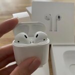 Apple authentiques airpods 2e gnration ave avec tui de chargement sans fil + avec couvercle dcouteur ...