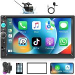 Apple carplay autoradio 2 din avec android auto bluetooth mains libres 7 pouces cran tactile autoradio ...