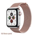 Pour apple watch band band 44mm 40mm pour iwatch series 6 se 5 4 3 42mm 38mm milanese loop strap bracelets ...