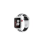 Apple watch nike + gps + cellular - botier 38 mm argent aluminium - bracelet nike noir (2017) - reconditionn ...