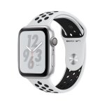 Apple apple watch series 4 nike + - aluminium argent case - platinum - noir band (2018) - reconditionn ...