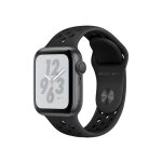 Apple apple watch series 4 nike + - aluminium gris sidral case - anthracite - noir band (2018) - reconditionn ...