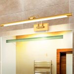Applique murale 8wmétal miroir salle de bains lumière led avec tête de lampe pivotante et interrupteur ... Applique murale 8wmétal miroir salle de bains lumière led avec tête de lampe pivotante et interrupteur ...